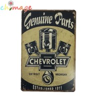 Genuine Parts car Vintage Tin Sign Bar pub home Wall Decor Metal Poster   253015973308